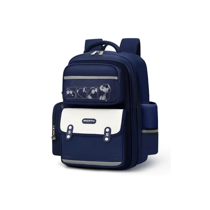 SNOOPY Polyester Student Bag Large Size Kids' Blue/Green-1