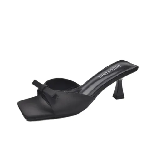 AJPAP Slide Slippers Women's Black Beige Pink