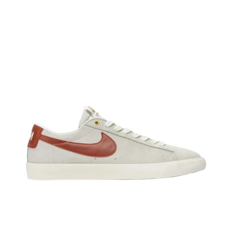Nike Blazer Low Top Skateboard Shoes Men's White-1