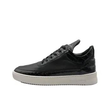 Filling Pieces Low Top Skateboard Shoes Men's Black