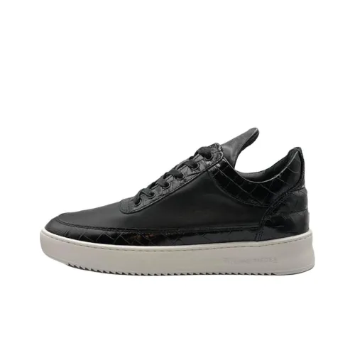 Filling Pieces Low Top Skateboard Shoes Men's Black