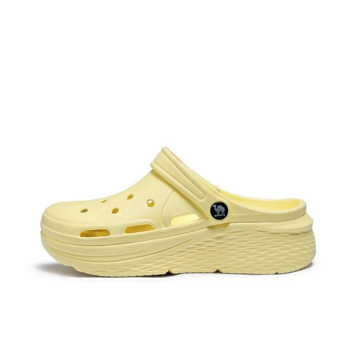 CAMEL EVA Soft Rebound Comfortable, Trendy Versatile, Breathable, Platform Height Increasing 4.5cm Clogs, Women's-15