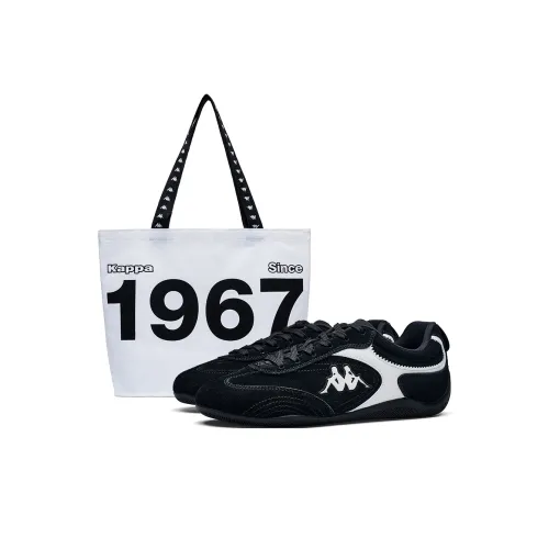 Kappa Back to Back Low Top Skateboard Shoes Unisex Black