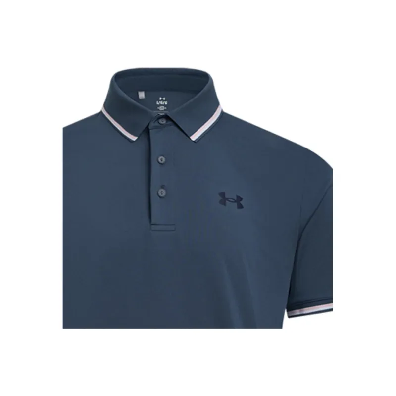 Under Armour Playoff 3.0 Polo Shirt Men's Blue Gray-2