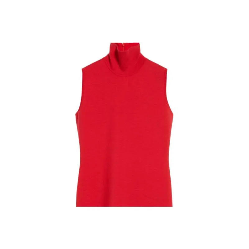 MaxMara Sleeveless Dresses Women's Red-4