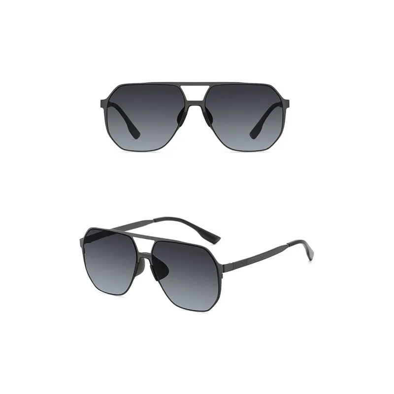 AAJF Stainless Steel Irregular Shape Sunglasses Unisex-9