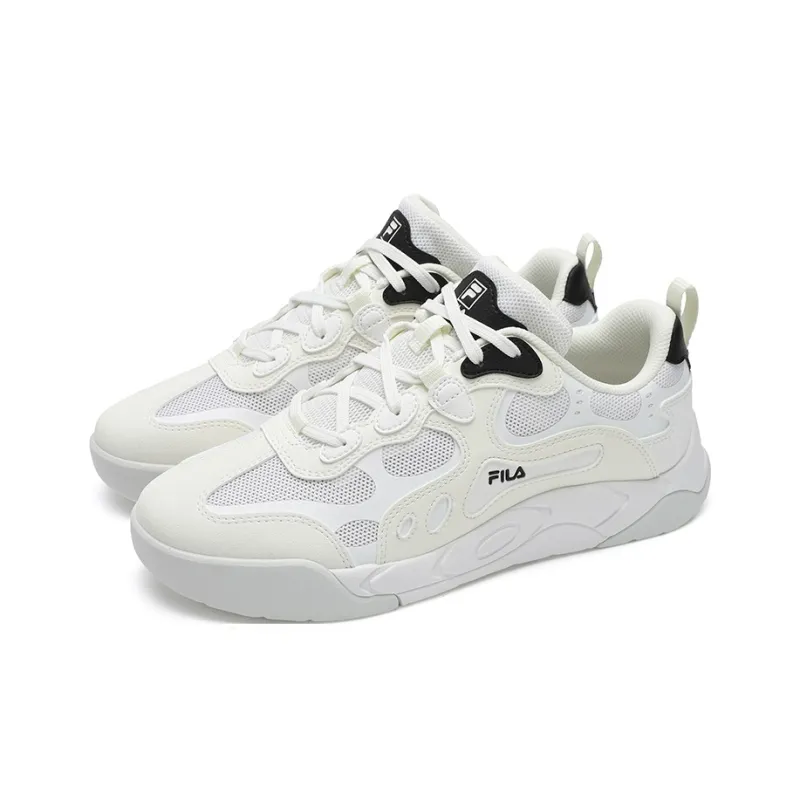 FILA RHYTHM STAR Rhythm Shoes Abrasion Resistant Breathable Low Top Skateboard Shoes Women's White-2