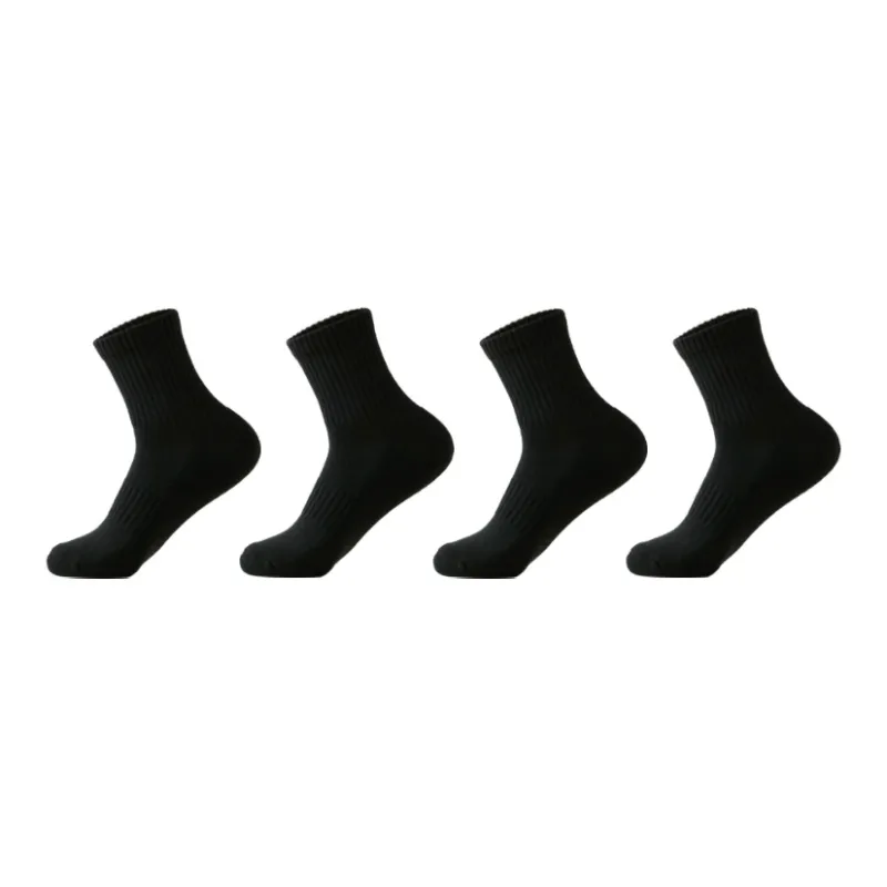 PLANDOO Mid Calf Socks Unisex 4 Pack-4