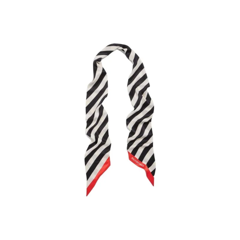 Balenciaga Silk Scarves Women's Black-0