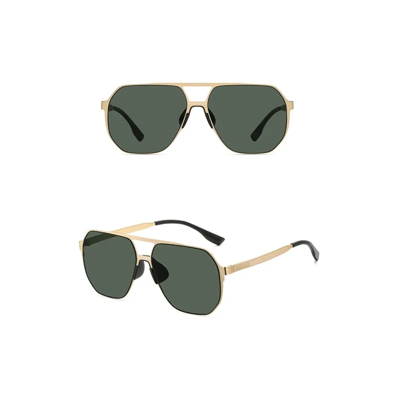 AAJF Stainless Steel Irregular Shape Sunglasses Unisex-7
