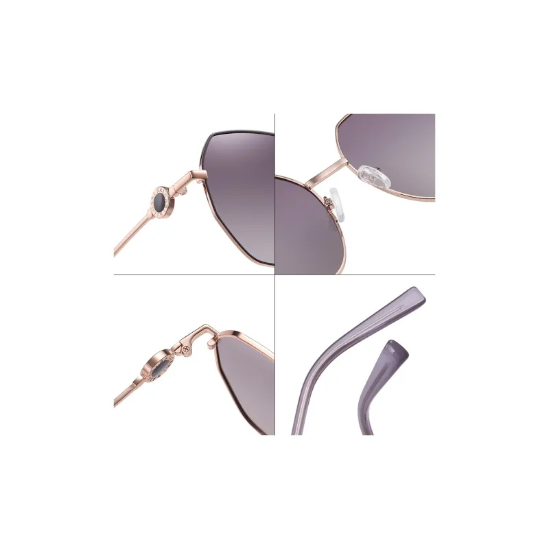 AAJF Stainless Steel Irregular Shape Sunglasses Unisex-12