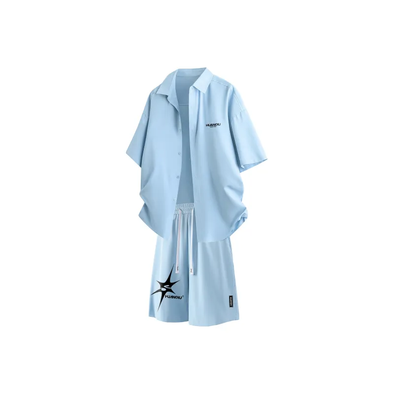 HUANQIU Shirt Matching Set Unisex-0