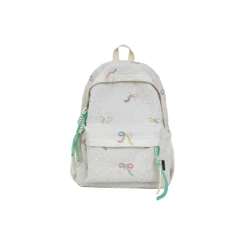 Meow In The Grass Nylon Backpack Unisex Multicolor