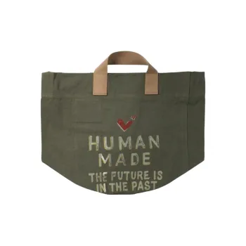HUMAN MADE Cotton Handbag Unisex Olive Green