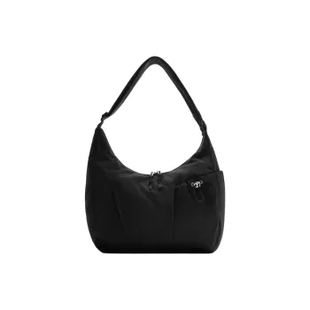 ZARA Polyamide Crossbody Bag, Shoulder Bag Men's Black