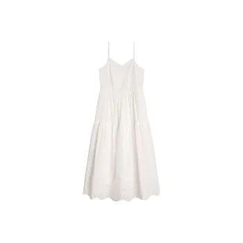 Fragment Slip Dresses Women's Ivory White