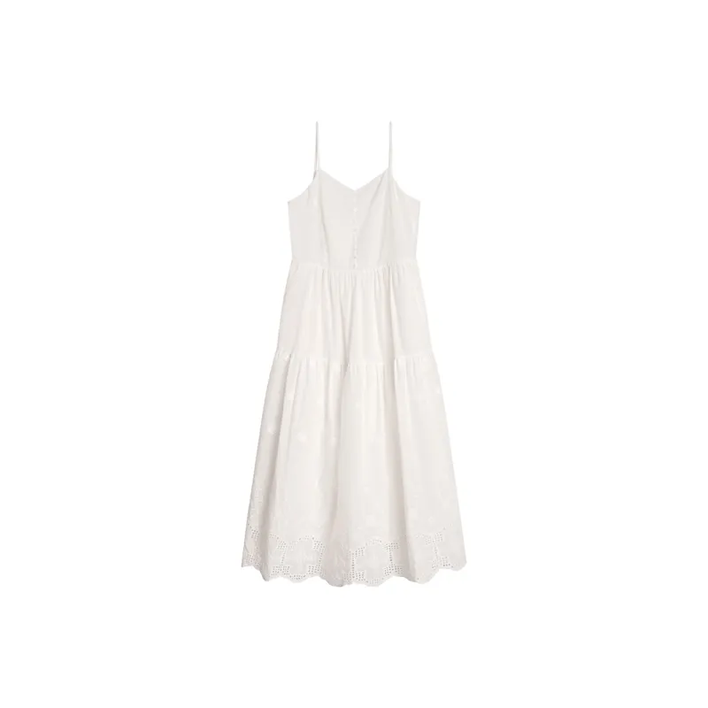 Fragment Slip Dresses Women's Ivory White-0