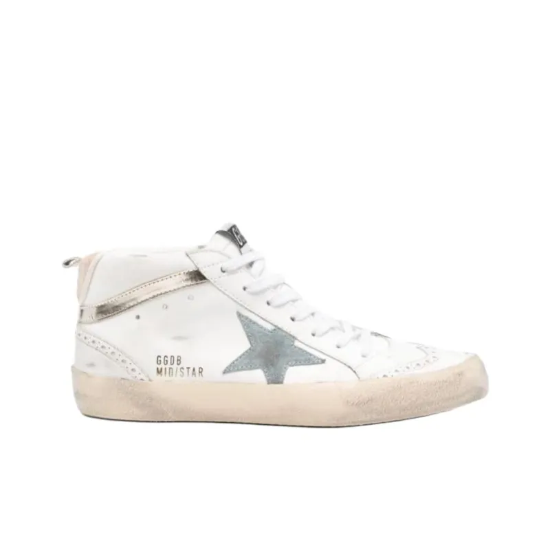 Golden Goose Low Top Skateboard Shoes Women's White-1
