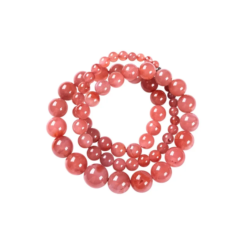 Execute The Blessing South Red Agate Necklaces Unisex-0