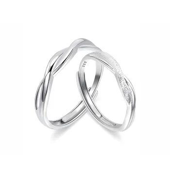 CHINA GOLD 999 Fine Silver Rings Unisex