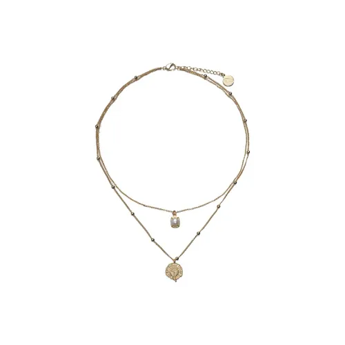Lost In Echo Shell Pearl Double Layer Layering Necklaces Women's