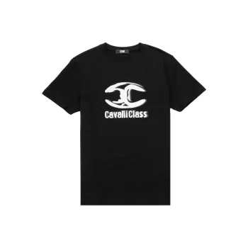 Cavalli Class T Shirts Men Black