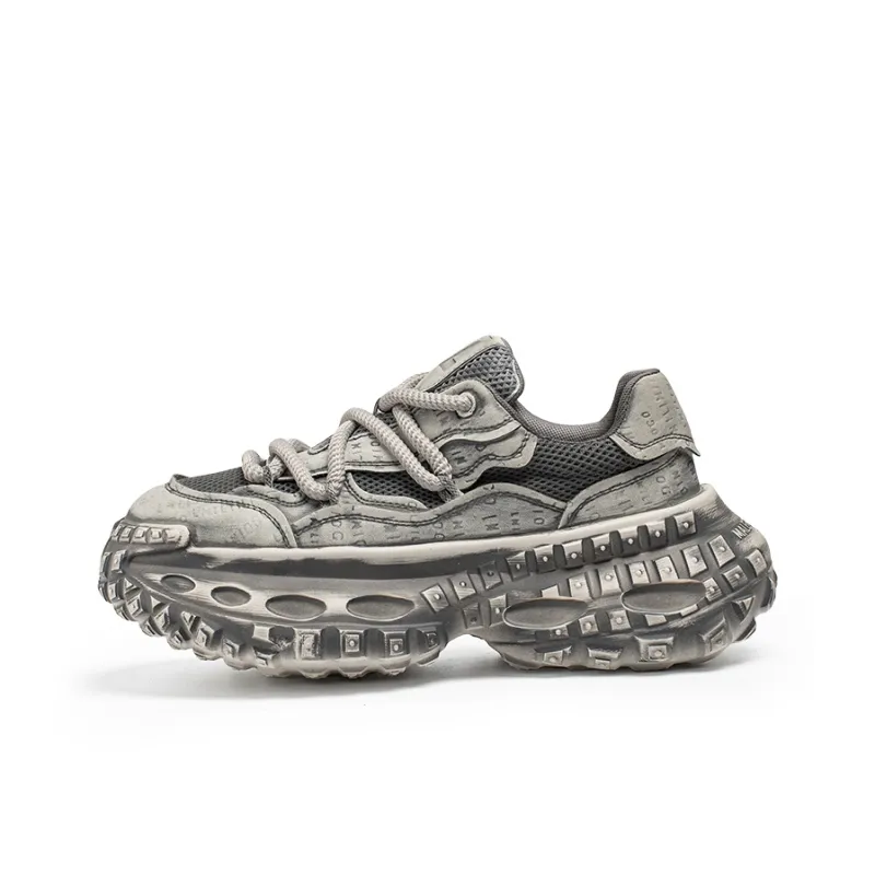 Grumpy Ram Breathable Height Increase Low Top Chunky Sneakers Men's-6