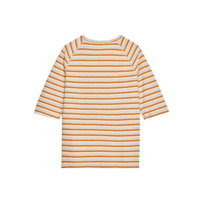 ZARA T Shirts Women's Orange White-1