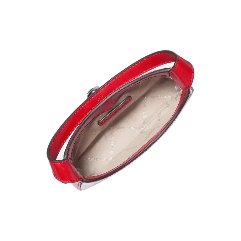 MICHAEL KORS Lyra Canvas Shoulder Bag Crossbody Bag Handbag Extra Small Women's Red-1