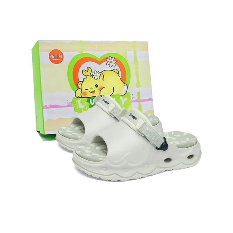 Budding Bear EVA Quiet Slip Resistant Odor Resistant Abrasion Resistant Massage Slide Slippers Unisex Box-15