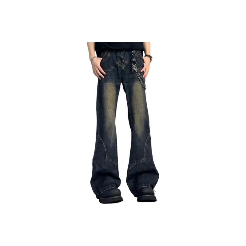 YICHEN Jeans Unisex Vintage[A Shaped Slim Bootcut]-0