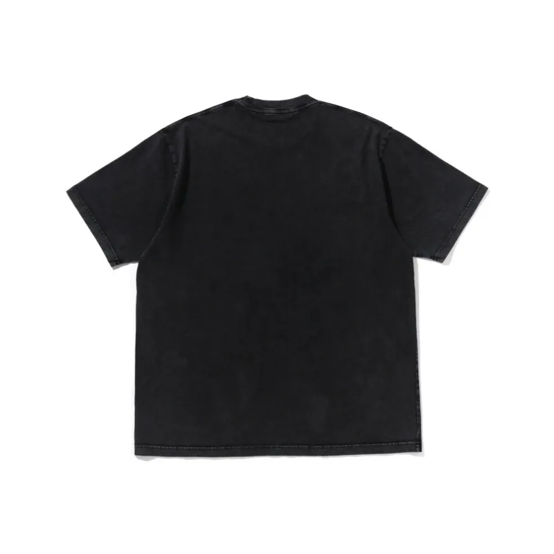 Bape Garment Dye Logo Relaxed Fit Tee-5