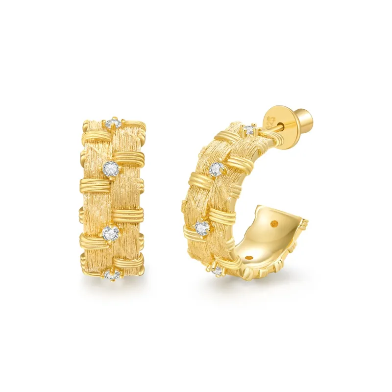 MITHAOL KUSC 925 Sterling Silver Earrings Women's-0