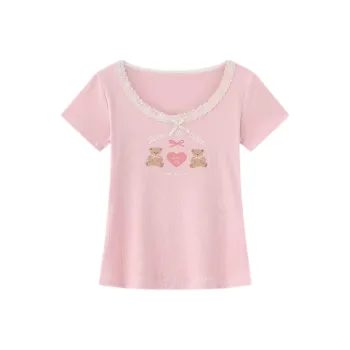 ABBY GODDESS T Shirts Women's Pink