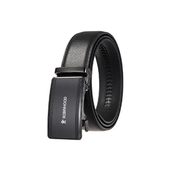 ROBINHOOD Second Cow Leather Belts Men's Width 3.5CM