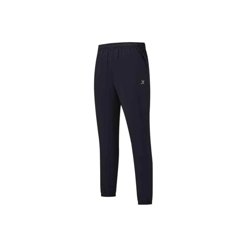 XTEP Knitted Sweatpants Men's Jet Black-0