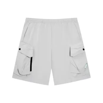 XTEP Basketball Collection Sports Shorts Men's Bright Moon Gray