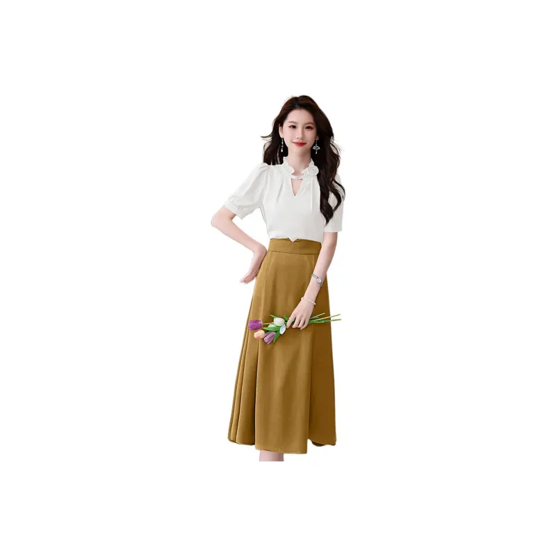 TEME Two Piece Skirt Sets Women's-13