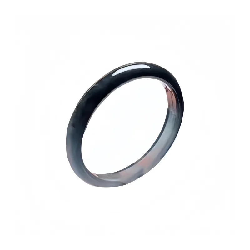 MY WORLD BEGINS AND ENDS WITH YOU Glutinous Jade Jadeite Rings Unisex-0