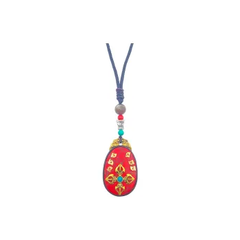ERXI Wooden Necklaces Unisex