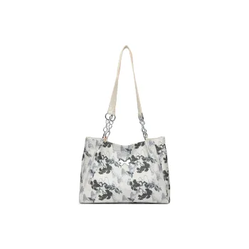 Bueno PU Tote Handbag, Shoulder Bag Regular Women's White/Ecru/Khaki/Pink/Blue