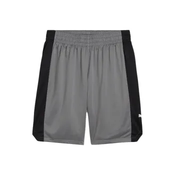 PUMA SHOTSHORT Blocker Basketball Shorts Men's Gray/Black 14