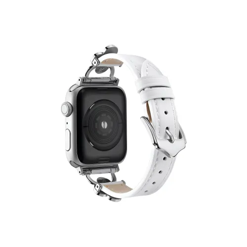KVZUVUU Apple Compatibility Watch Band Cowhide Leather Material