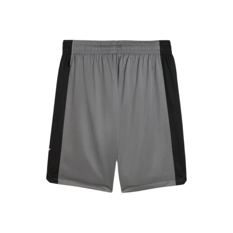 PUMA SHOTSHORT Blocker Basketball Shorts Men's Gray/Black 14-1