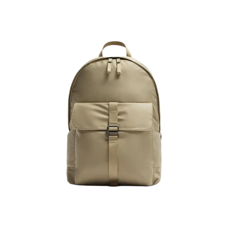 ZARA Polyamide Backpack Men's Sandy Brown-0