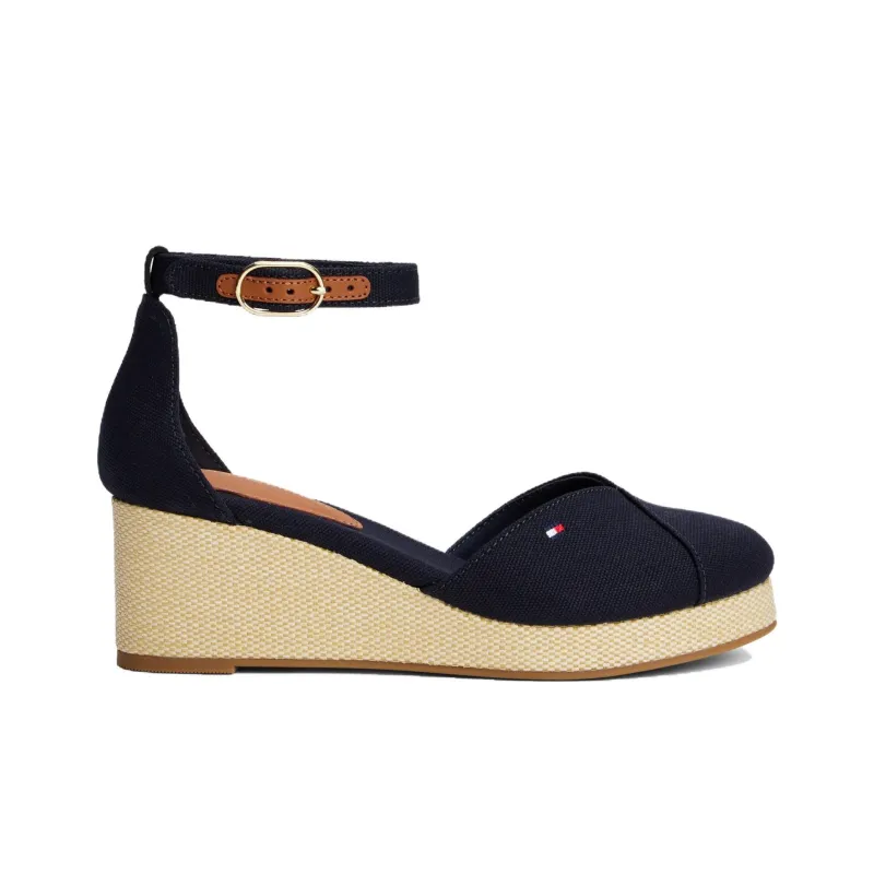 Tommy Hilfiger Wedge Heel High Heels 6cm Women's Blue-1