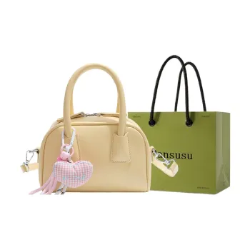 Bansusu PU Boston Bag, Shoulder Bag, Crossbody Bag, Handbag Women's Multicolor