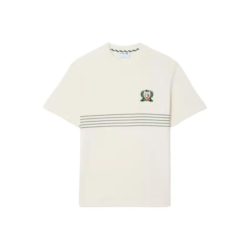 LACOSTE Embroidered Badge T shirt-5