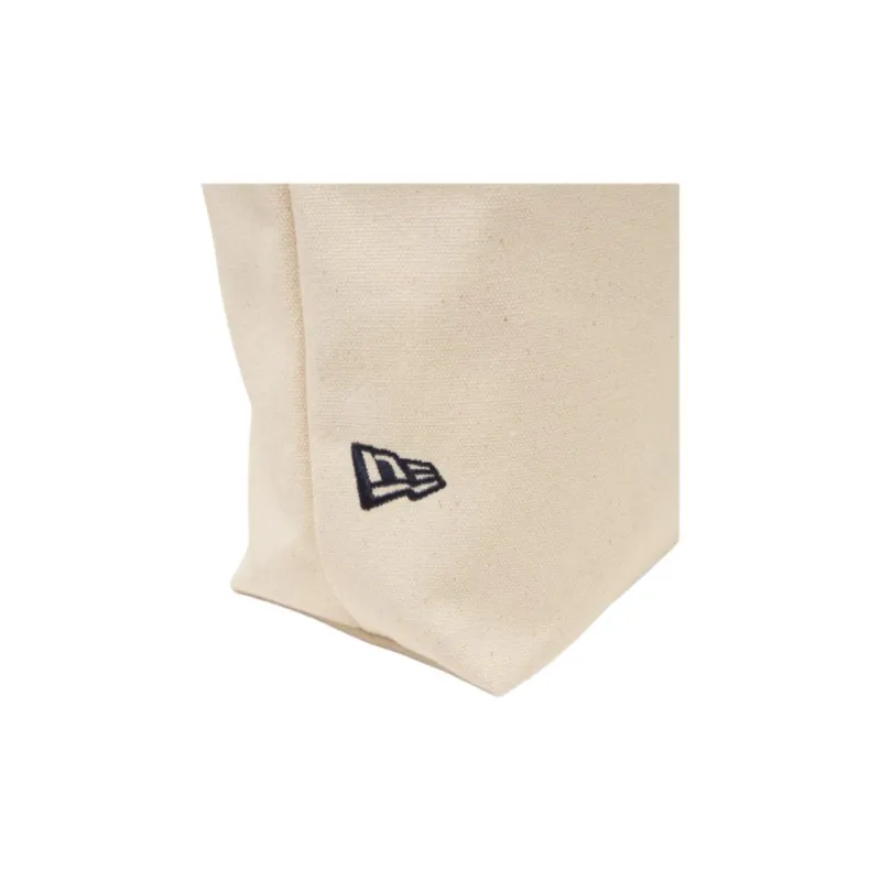 New Era New York Magazine Collaboration Cotton Canvas Tote Bag, Shopping Bag, Canvas Bag, Handbag Women's Beige-6