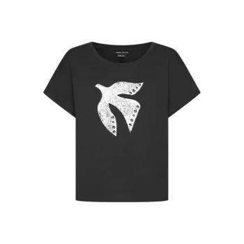 URBAN REVIVO T Shirts Women's Jet Black